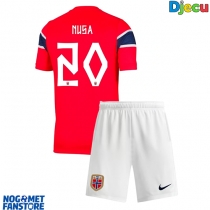 Norveška Antonio Nusa #20 Domaci Dres za djecu SP 2026 Kratak Rukav (+ Kratke hlače)